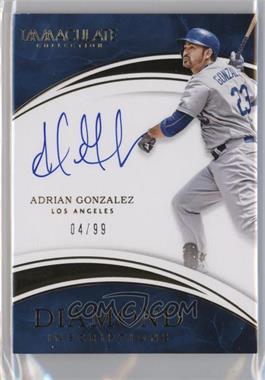 2016 Panini Immaculate Collection - Diamond Inscriptions #DI-AG - Adrian Gonzalez /99