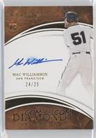 Mac Williamson #/25