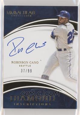 2016 Panini Immaculate Collection - Diamond Inscriptions #DI-RC - Robinson Cano /99