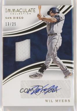 2016 Panini Immaculate Collection - Immaculate Auto Material #IAM-WM - Wil Myers /25