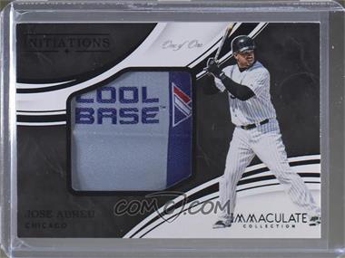 2016 Panini Immaculate Collection - Immaculate Initiations Jumbo - Black #IIJ-JA - Jose Abreu /1