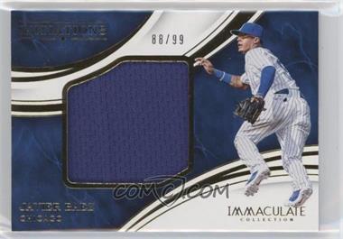 2016 Panini Immaculate Collection - Immaculate Initiations Jumbo #IIJ-JB - Javier Baez /99