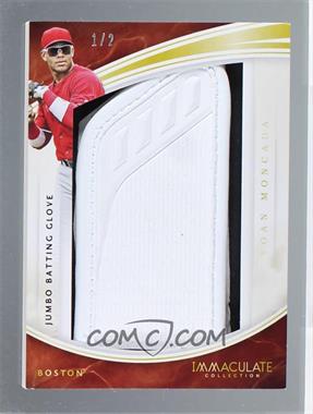 2016 Panini Immaculate Collection - Immaculate Jumbo - Batting Glove #IJ-YM - Yoan Moncada /2