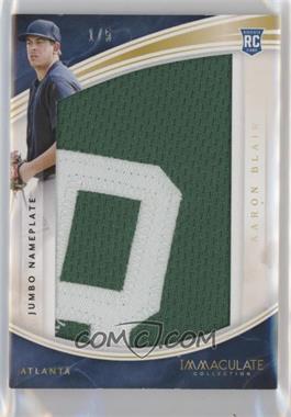 2016 Panini Immaculate Collection - Immaculate Jumbo - Nameplate #IJ-AB - Aaron Blair /5