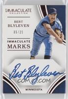 2019 Immaculate Collection Update - Bert Blyleven #/25