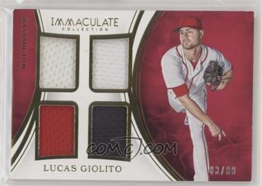 2016 Panini Immaculate Collection - Immaculate Quads #IQ-LG - Lucas Giolito /99