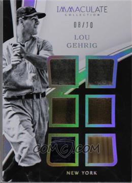 2016 Panini Immaculate Collection - Immaculate Six #SIX-23 - Lou Gehrig /10