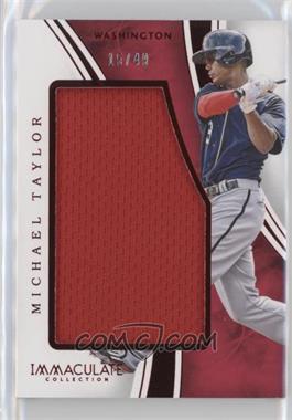 2016 Panini Immaculate Collection - Immaculate Standard - Red #ISD-MT - Michael Taylor /49