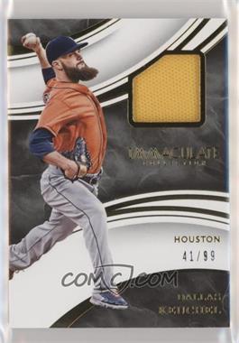 2016 Panini Immaculate Collection - Immaculate Swatches #IS-DK - Dallas Keuchel /99