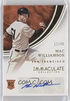 Mac Williamson #/49