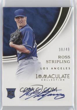 2016 Panini Immaculate Collection - Rookie Autographs #RA-RS - Ross Stripling /49