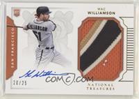 Rookie Materials Signatures - Mac Williamson #/25