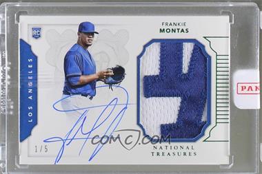 2016 Panini National Treasures - [Base] - Green #167 - Rookie Materials Signatures - Frankie Montas /5 [Uncirculated]