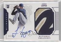 Rookie Materials Signatures - Jorge Lopez #/49