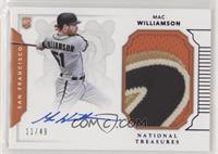 Rookie Materials Signatures - Mac Williamson #/49