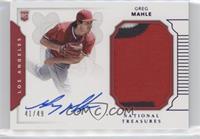 Rookie Materials Signatures - Greg Mahle #/49