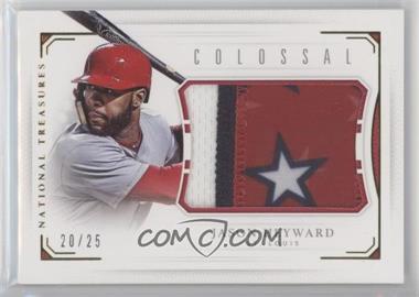 2016 Panini National Treasures - Colossal - Prime #C-JH - Jason Heyward /25