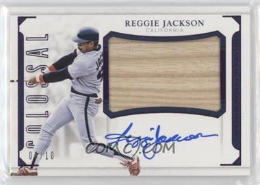 2016 Panini National Treasures - Colossal Signatures - Bat Purple #CS-RJ - Reggie Jackson /10