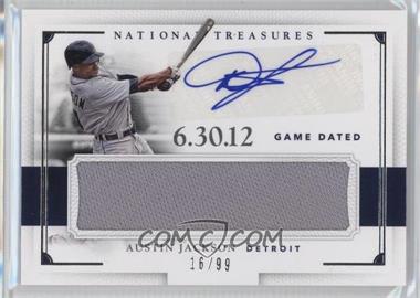 2016 Panini National Treasures - Game Dated Signatures #GDS-AJ - Austin Jackson /99