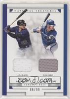 Nolan Arenado, Josh Donaldson #/99