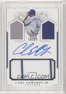 2016 Panini National Treasures - Player's Collection Signatures #PCS-CE - Carl Edwards Jr. /99