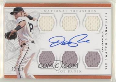 2016 Panini National Treasures - Six Swatch Signatures #SSS-JP - Joe Panik /99