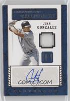 Juan Gonzalez #/199