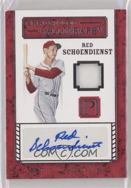 2016 Panini Pantheon - Chronicled Calligraphy #CC-RS - Red Schoendienst /199