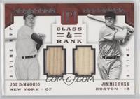 Joe DiMaggio, Jimmie Foxx [EX to NM] #/10