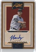 Base VI Autographs - J.J. Hardy #/25