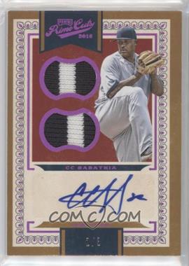 2016 Panini Prime Cuts - [Base] - Holo Red #233 - Base VIII Autographs - CC Sabathia /3 [EX to NM]