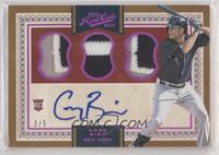 Base IX Autographs - Greg Bird #/5