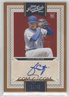 2016 Panini Prime Cuts - [Base] #165 - Base VI Autographs - Julio Urias /99