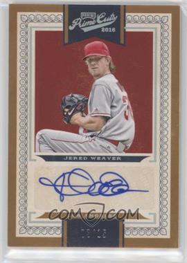 2016 Panini Prime Cuts - [Base] #167 - Base VI Autographs - Jered Weaver /15