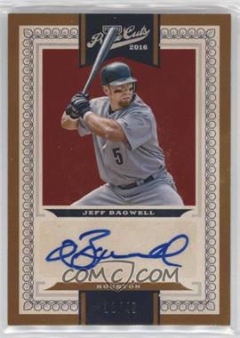 2016 Panini Prime Cuts - [Base] #171 - Base VI Autographs - Jeff Bagwell /49