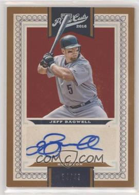 2016 Panini Prime Cuts - [Base] #171 - Base VI Autographs - Jeff Bagwell /49