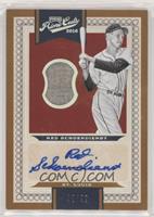 Base VII Autographs - Red Schoendienst #/99