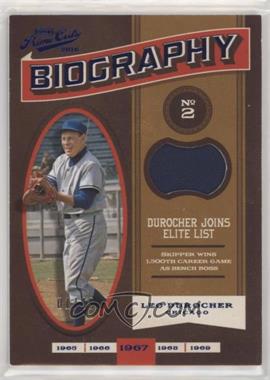 2016 Panini Prime Cuts - Biography Relics - Blue #BIO-LD - Leo Durocher /49