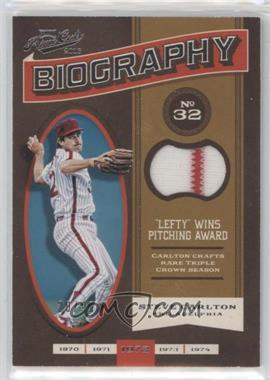 2016 Panini Prime Cuts - Biography Relics #BIO-SC - Steve Carlton /99