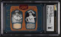 Joe DiMaggio, Ted Williams [CSG 8 NM/Mint] #/5