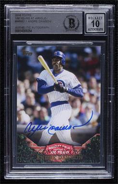 2016 Topps - 100 Years at Wrigley #WRIG-11 - Andre Dawson [BAS Authentic]