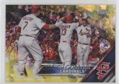 2016 Topps - [Base] - Box Set Chrome Sapphire Edition Gold 65th Anniversary #448 - St. Louis Cardinals /5