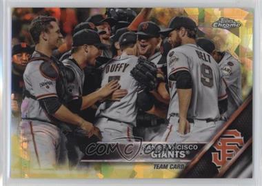 2016 Topps - [Base] - Box Set Chrome Sapphire Edition Gold 65th Anniversary #648 - San Francisco Giants /5