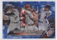 League Leaders - Nolan Arenado, Paul Goldschmidt, Anthony Rizzo #/250