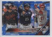 League Leaders - Chris Davis, Nelson Cruz, Mike Trout #/250