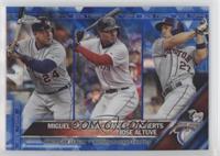 League Leaders - Miguel Cabrera, Xander Bogaerts, Jose Altuve #/250