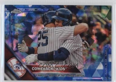 2016 Topps - [Base] - Box Set Chrome Sapphire Edition #329 - Checklist - Comeback "Kids" (Yankees' Vets Flip The Power Switch) /250