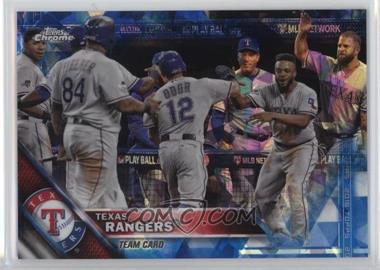 2016 Topps - [Base] - Box Set Chrome Sapphire Edition #552 - Texas Rangers /250