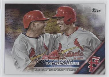 2016 Topps - [Base] - Factory Set Foil #492 - Checklist - Many Healthy Returns (Cardinals' Lineup Ready to Strike) /177