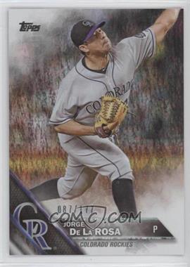 2016 Topps - [Base] - Factory Set Foil #87 - Jorge De La Rosa /177